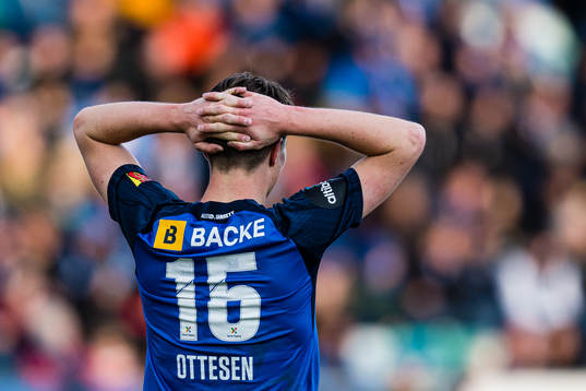Sturla Ottesen of Stabæk looks dejected