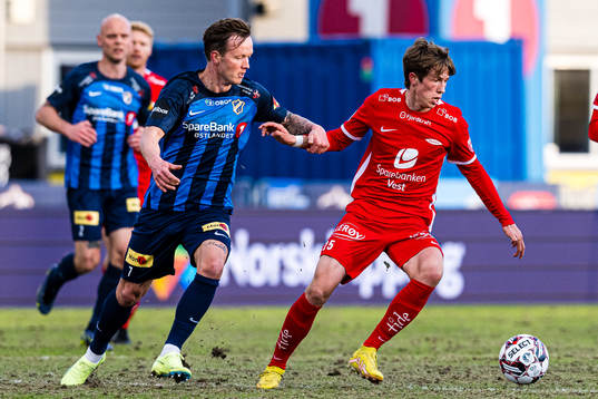 Fredrik Haugen of Stabæk and Niklas Jensen Wassberg of