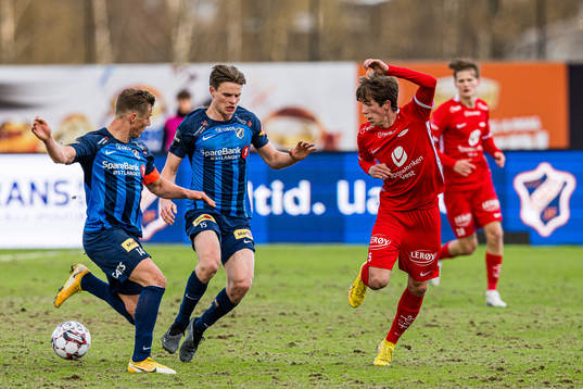 Fredrik Krogstad of Stabæk and Niklas Jensen Wassberg of