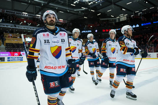 Djurgårdens Kevin Karlsson, Noah Östlund, Jonathan