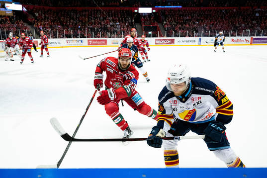 Modos Josh Dickinson och Djurgårdens Emil Berglund