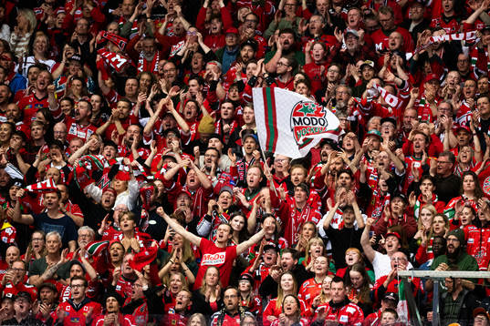 under match fem i Hockeyallsvenskan mellan Modo och