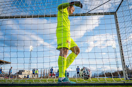 Isak Pettersson of Stabæk looks dejected