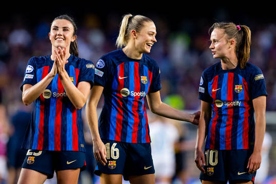 Ingrid Syrstad Engen, Fridolina Rolfö and Caroline Graham
