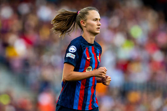 Caroline Graham Hansen of Barcelona