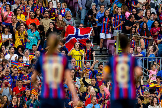during the UEFA Women's Champions League football match