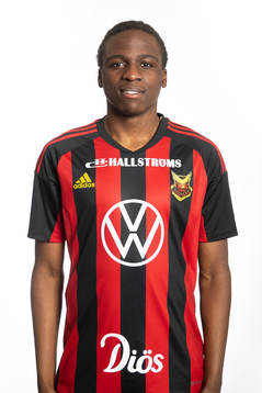 I denna handoutbild från Östersunds FK ses Calvin Kubaye