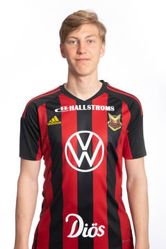 I denna handoutbild från Östersunds FK ses Albin Sporrong