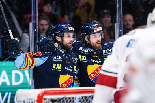 Djurgårdens Marcus Krüger jublar