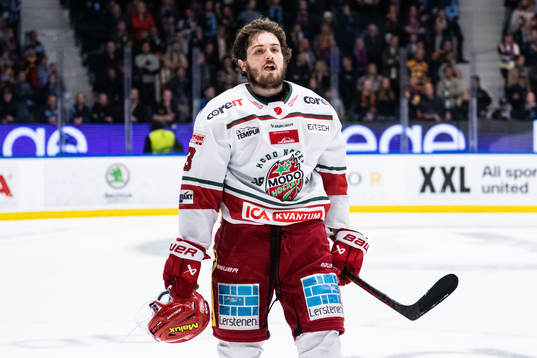 Modos Nicholas Halloran utan hjälm