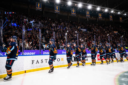 Djurgårdens spelare jublar
