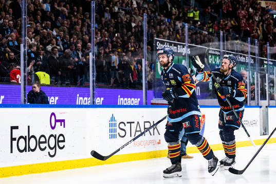 Djurgårdens Marcus Krüger jublar