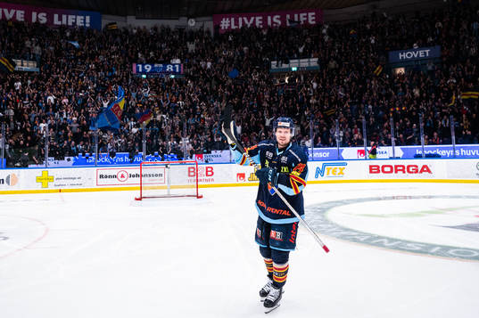 Djurgårdens Lukas Vejdemo jublar