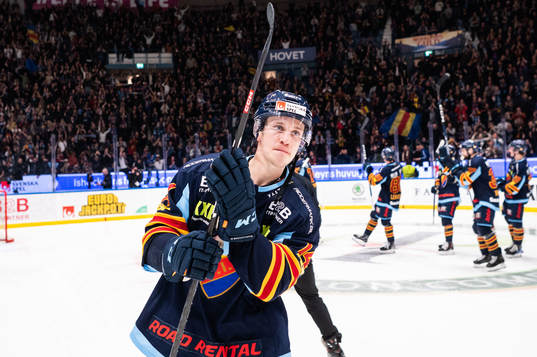 Djurgårdens Lukas Vejdemo jublar