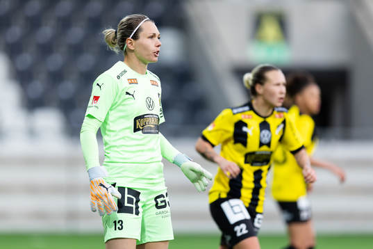 Häckens målvakt Jennifer Falk