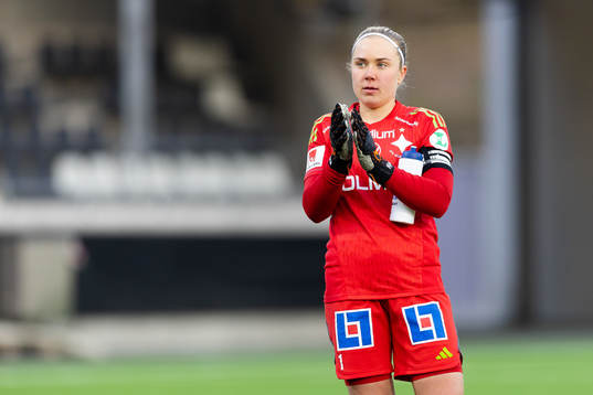IFK Norrköpings målvakt Sofia Hjern deppar