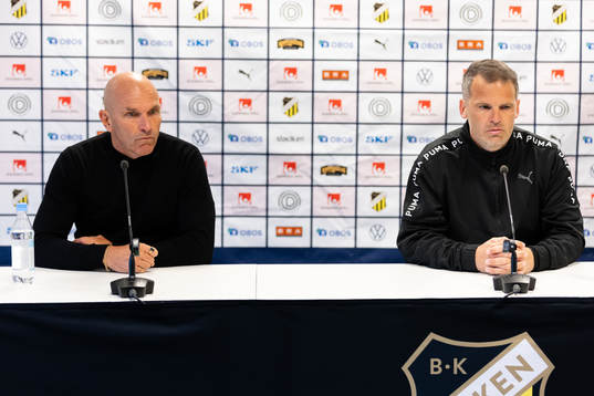 IFK Norrköpings tränare Tor-Arne Fredheim och Häckens