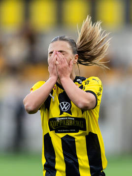 Häckens Alexandra Hellekant deppar