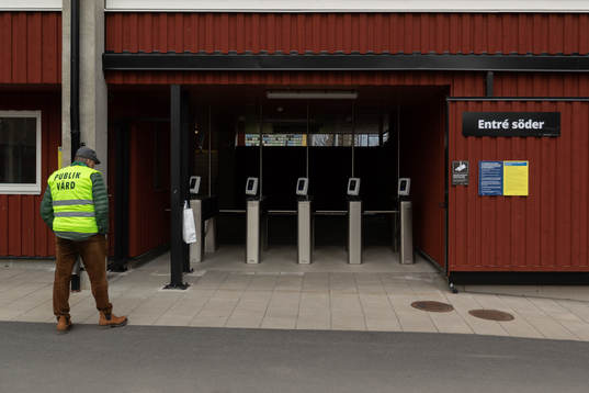 Entre söder på Stadsparksvallen