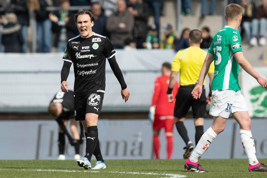Västerås SKs Miguel Sandberg deppar