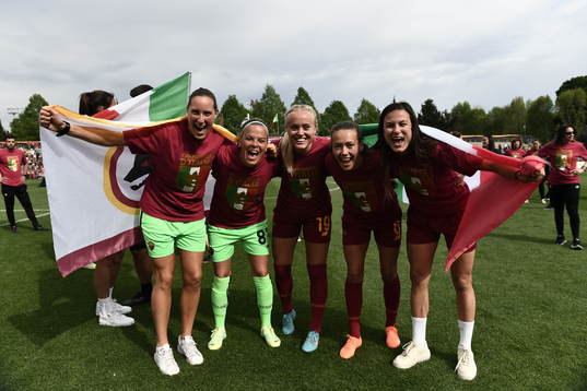Fotboll, Dam, Serie A, Roma - Fiorentina
