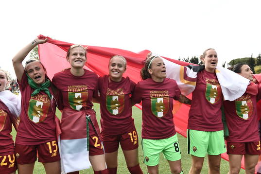 Fotboll, Dam, Serie A, Roma - Fiorentina