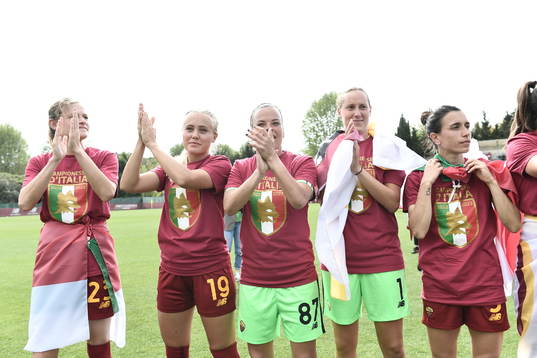 Fotboll, Dam, Serie A, Roma - Fiorentina