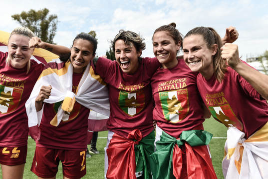Fotboll, Dam, Serie A, Roma - Fiorentina