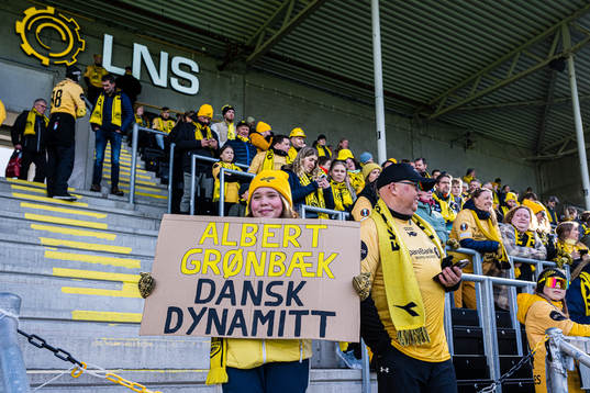 Spectators in the stands