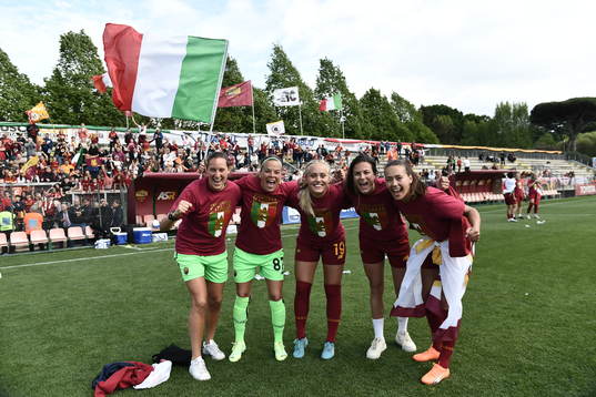 Fotboll, Dam, Serie A, Roma - Fiorentina
