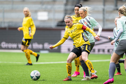 Elfsborgs Leann Nyström och Sils Ida Johansson