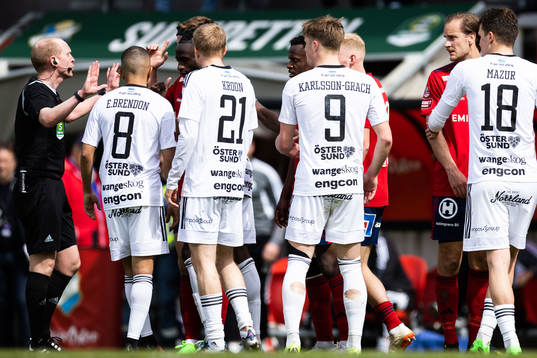 Domare Per Melini diskussion med Östersunds och Östers