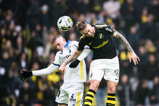 Sirius Magnus Kaastrup och AIKs Alexander Milosevic