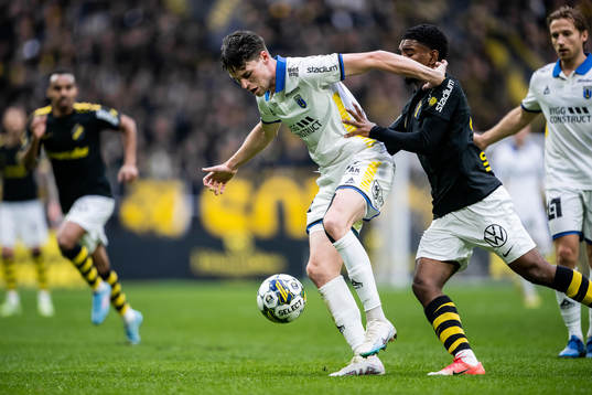 Sirius Jamie Roche och AIKs Alexander Fesshaie Beraki
