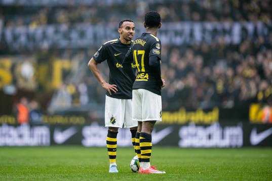 AIKs Bilal Hussein och Alexander Fesshaie Beraki