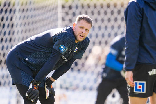 Halmstads målvakt Malkolm Nilsson Säfqvist