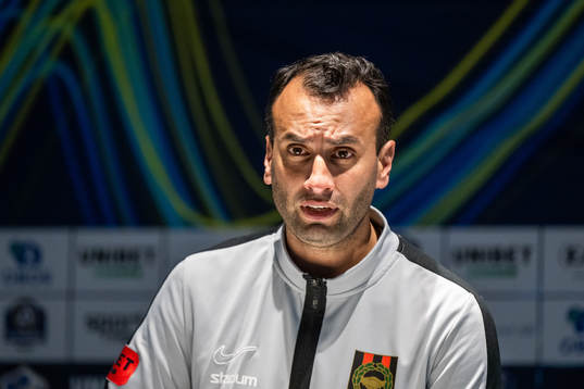 Brommapojkarnas assisterande tränare Andreas Engelmark på