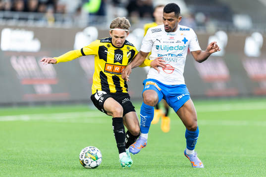 Häckens Pontus Dahbo och Värnamos Wenderson Oliveira do