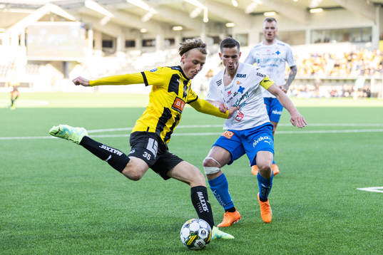 Häckens Sigge Jansson och Värnamos Oscar Johansson