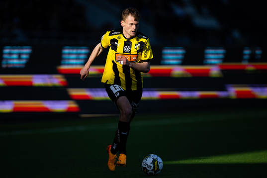under fotbollsmatchen i Allsvenskan mellan Häcken och