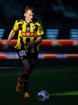 under fotbollsmatchen i Allsvenskan mellan Häcken och
