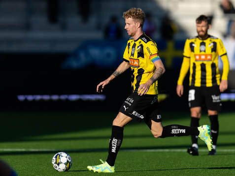 under fotbollsmatchen i Allsvenskan mellan Häcken och