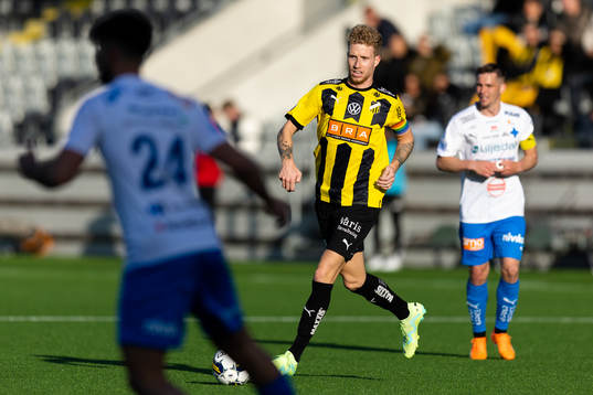 under fotbollsmatchen i Allsvenskan mellan Häcken och
