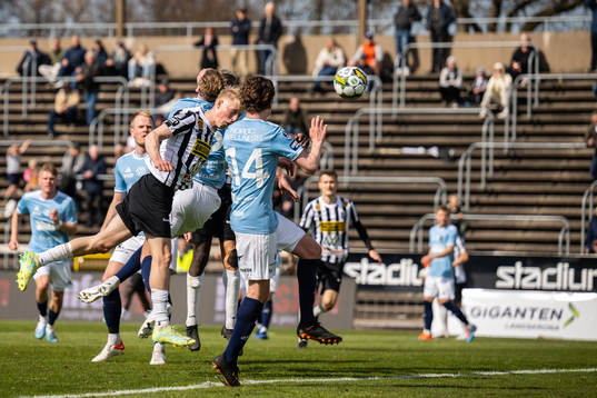 Landskronas Melker Widell nicka in 1-0