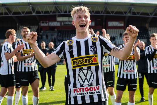 Landskronas Melker Widell jublar