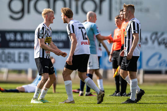 Landskronas Melker Widell, Melker Jonsson  och Jesper Strid