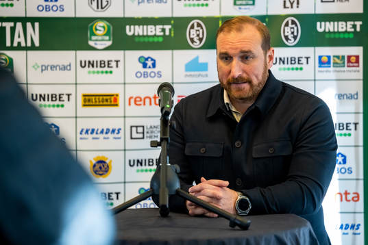 Gefles tränare Mikael Bengtsson