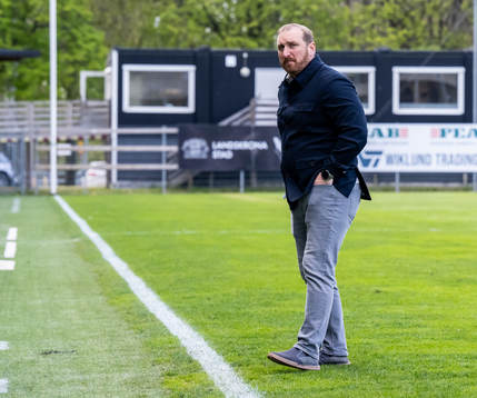 Gefles tränare Mikael Bengtsson deppar