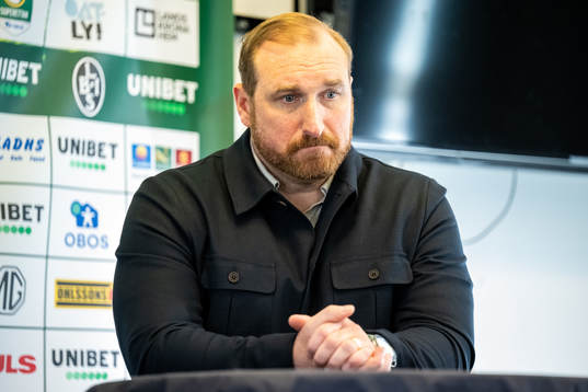 Gefles tränare Mikael Bengtsson