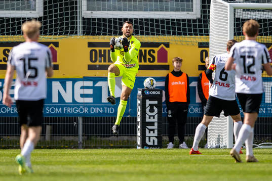 Landskronas målvakt Amr Kaddoura